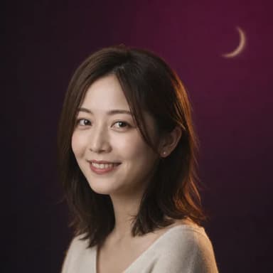 架空の占い師・一之瀬 陽（血液型・星座アナリスト）の肖像