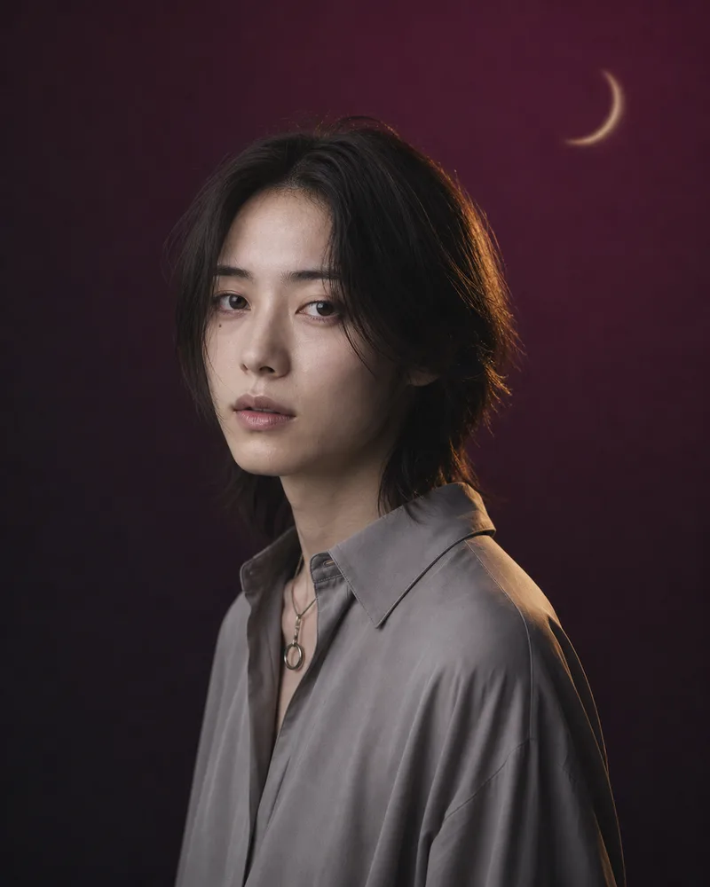 架空の占い師・夜久 蒼（夢分析家）の肖像