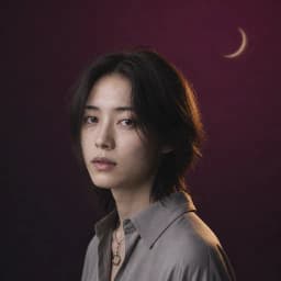 架空の占い師・夜久 蒼（夢分析家）の肖像